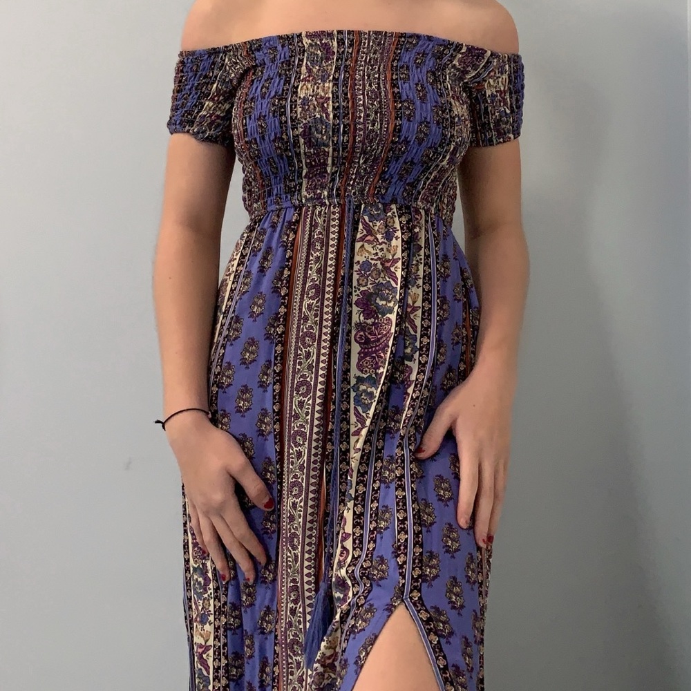 Floor Length Floral Dress
